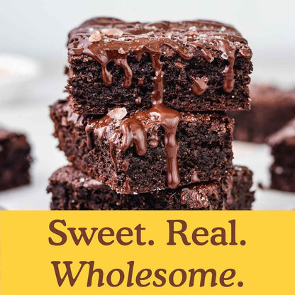 Simple Mills Almond Flour Brownie Mix – Cleaner Lunchbox Treat for Kids with Gluten Free Ingredients