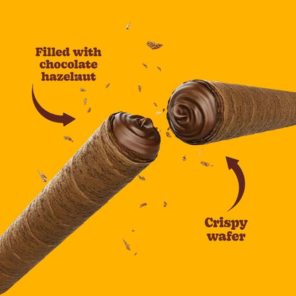 Bauducco Chocolate Hazelnut Wafer Cookies – Family Movie Night Snack for the Living Room, Shareable 14.1 oz Family Pack