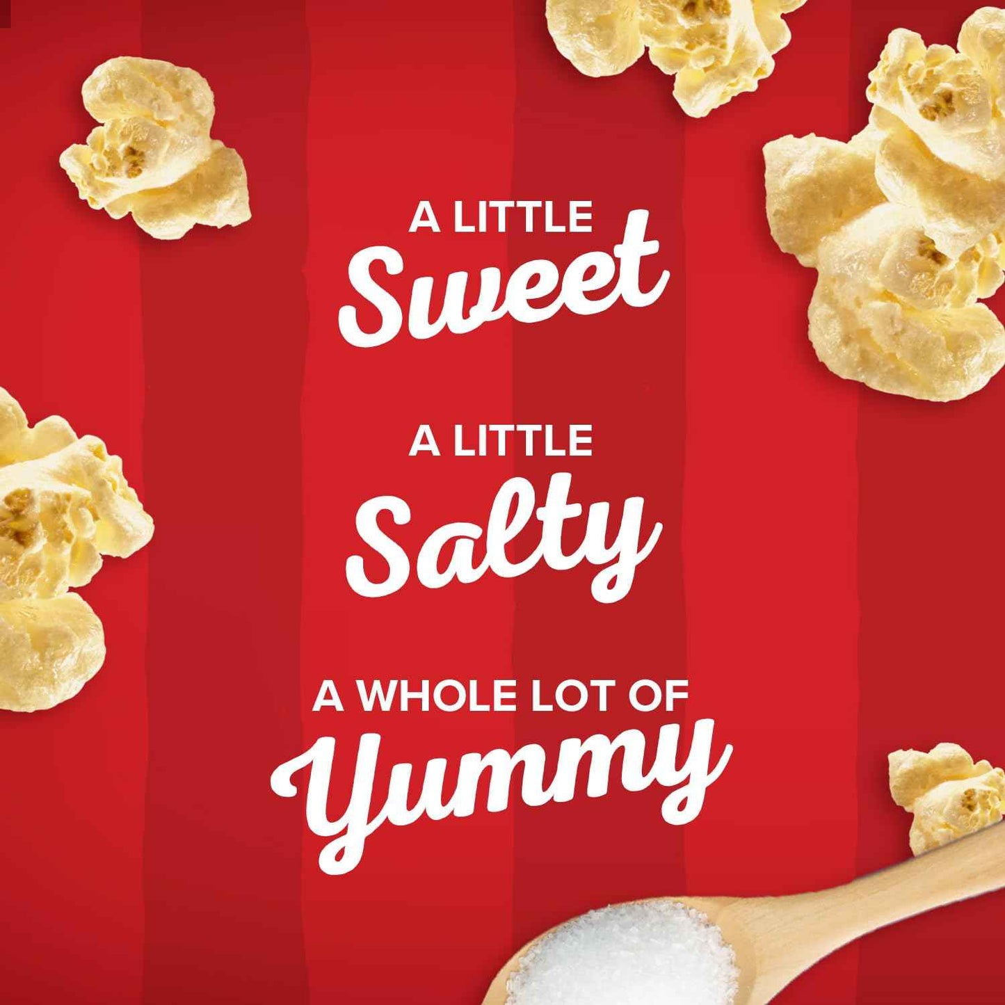Orville Redenbacher's Kettle Corn Popcorn – Clean-Ingredient Snack for Home Office and Gym Bag