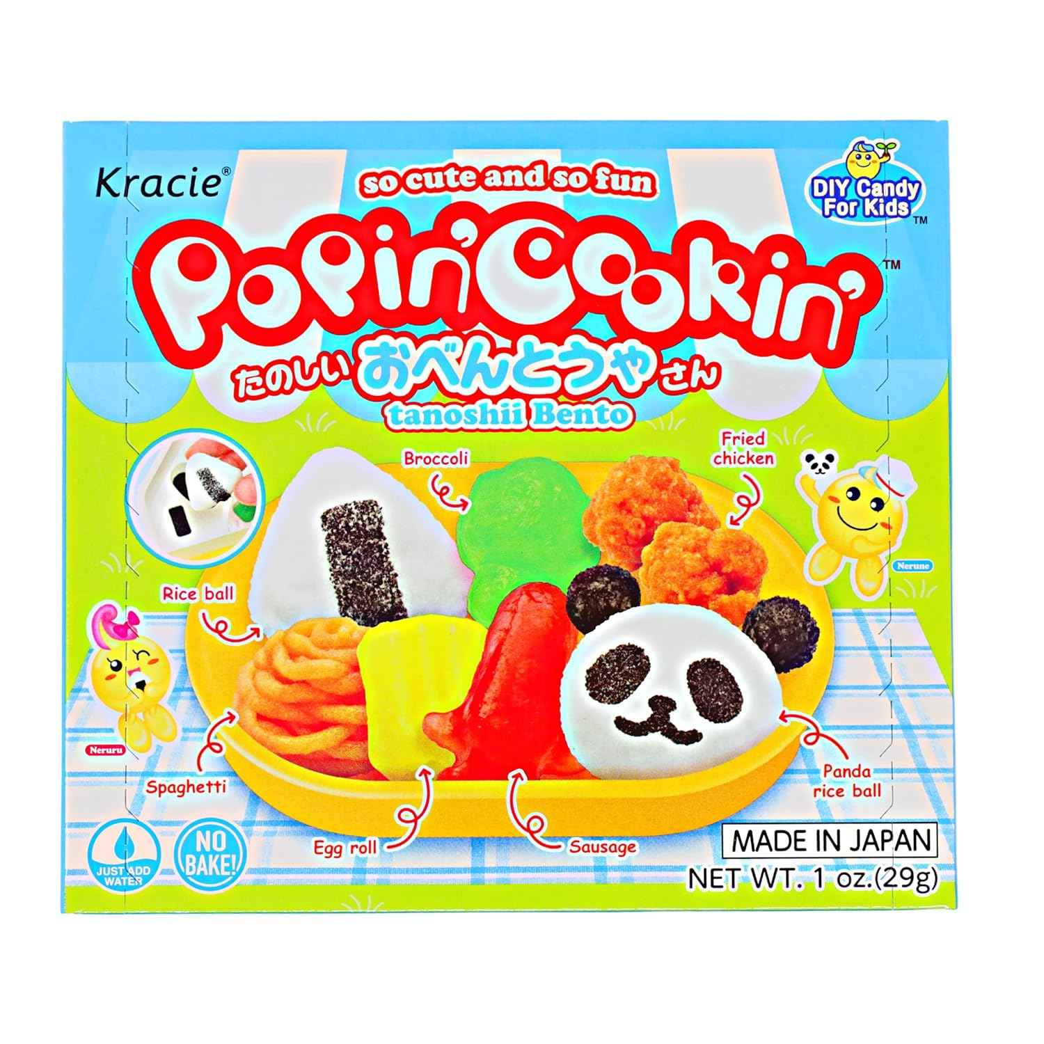 Kracie Popin' Cookin' DIY Candy Kit – No-Bake Kids Activity for Playroom and Kitchen Counter