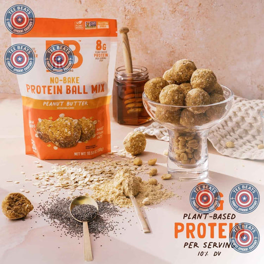 PBfit No Bake Peanut Butter Protein Ball Mix – Long-Lasting Dry Mix for Road Trips, Camping, and Travel Fuel