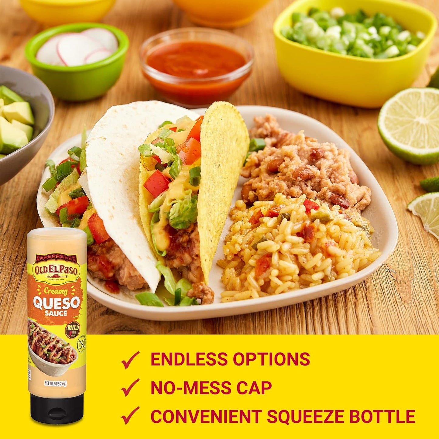 no-cook, ready-to-serve queso-style sauce