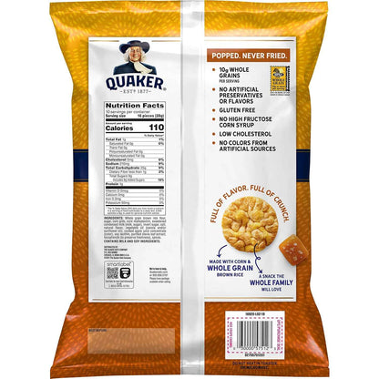 Quaker Rice Crisps Caramel – Lunchbox Sweet Snack for Back-to-School Days