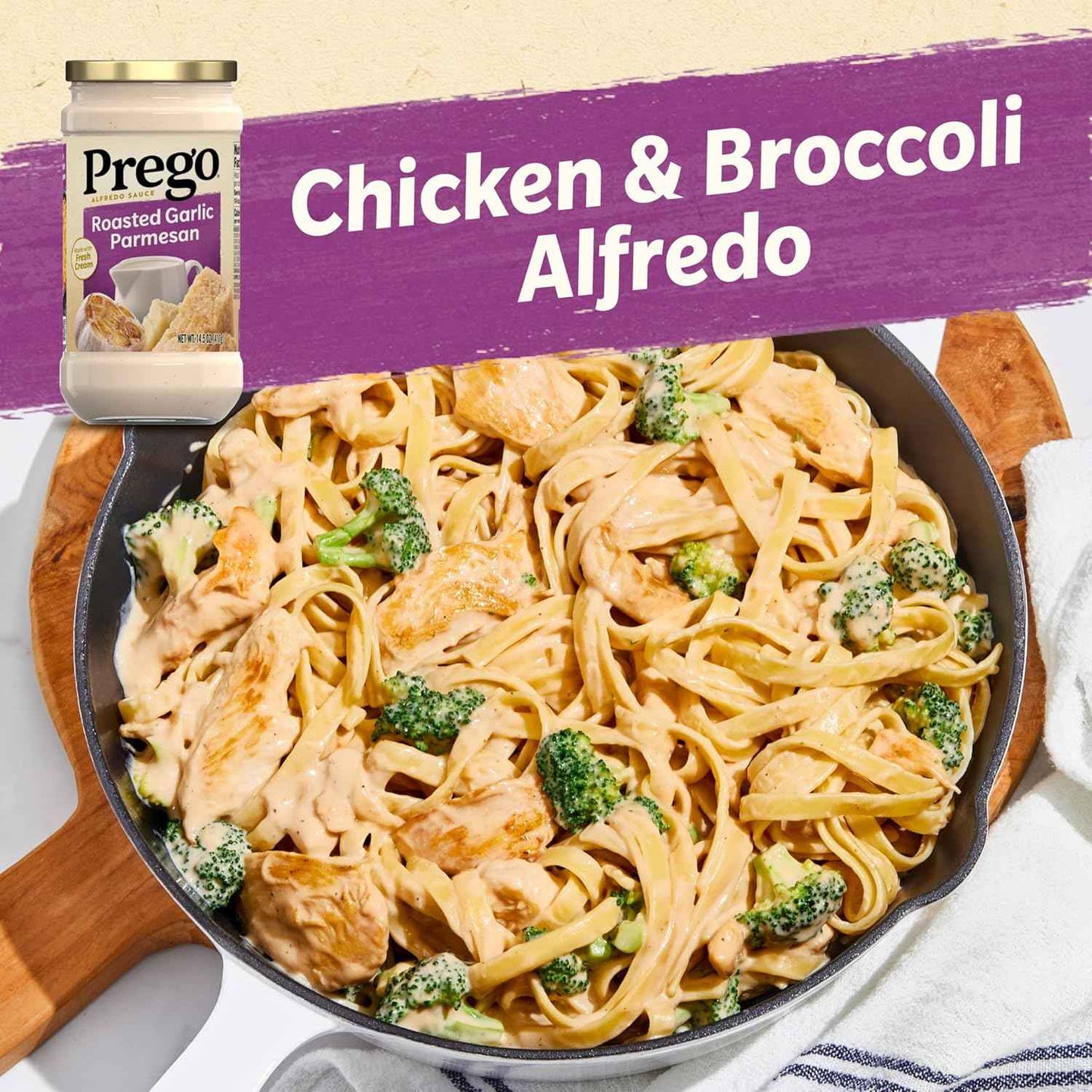 Prego Cheesy Bacon Cheddar Cheese Sauce – Ready-to-Pour Jar for Fast Weeknight Meal Prep at Home