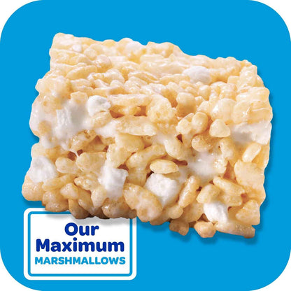 Rice Krispies Treats Homestyle Marshmallow Snack Bars Portable Snacks for Car Rides and Road Trips, Individually Wrapped 24 Count