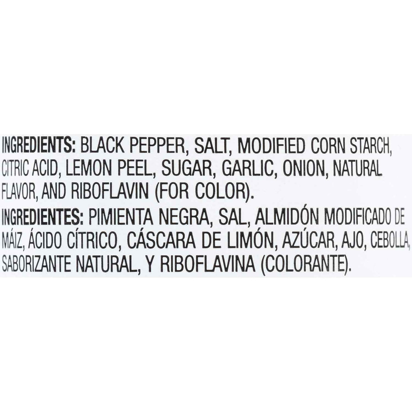 Lawry's Lemon Pepper with Zest of Lemon – No MSG Added Seasoning for Clean Ingredient Home Cooking
