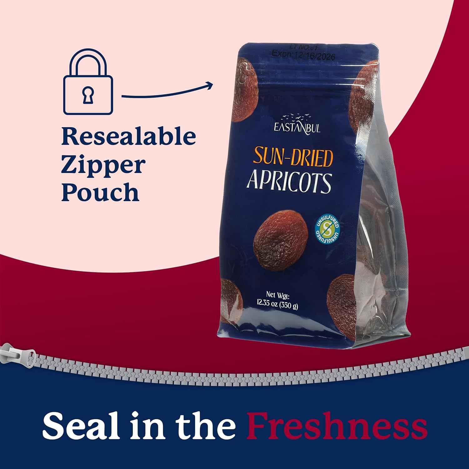 Eastanbul Turkish Apricots No Sugar Added – Calm Afternoon Treat for Tea Rituals and Self-Care Mornings
