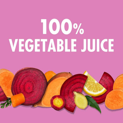 V8 Beet Ginger Lemon 100% Vegetable Juice – Family-Friendly Veggie Serving for Picky Eaters, 46 fl oz