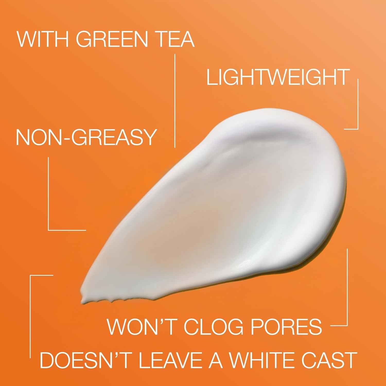 Neutrogena Clear Face Serum Sunscreen with Green Tea – Morning Skincare Ritual for Daily UVA/UVB Defense