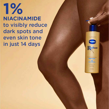 Vaseline Radiant X Even Tone Body Lotion 11 oz – Thoughtful Skincare Gift for Her with Visible Dark Spot Results
