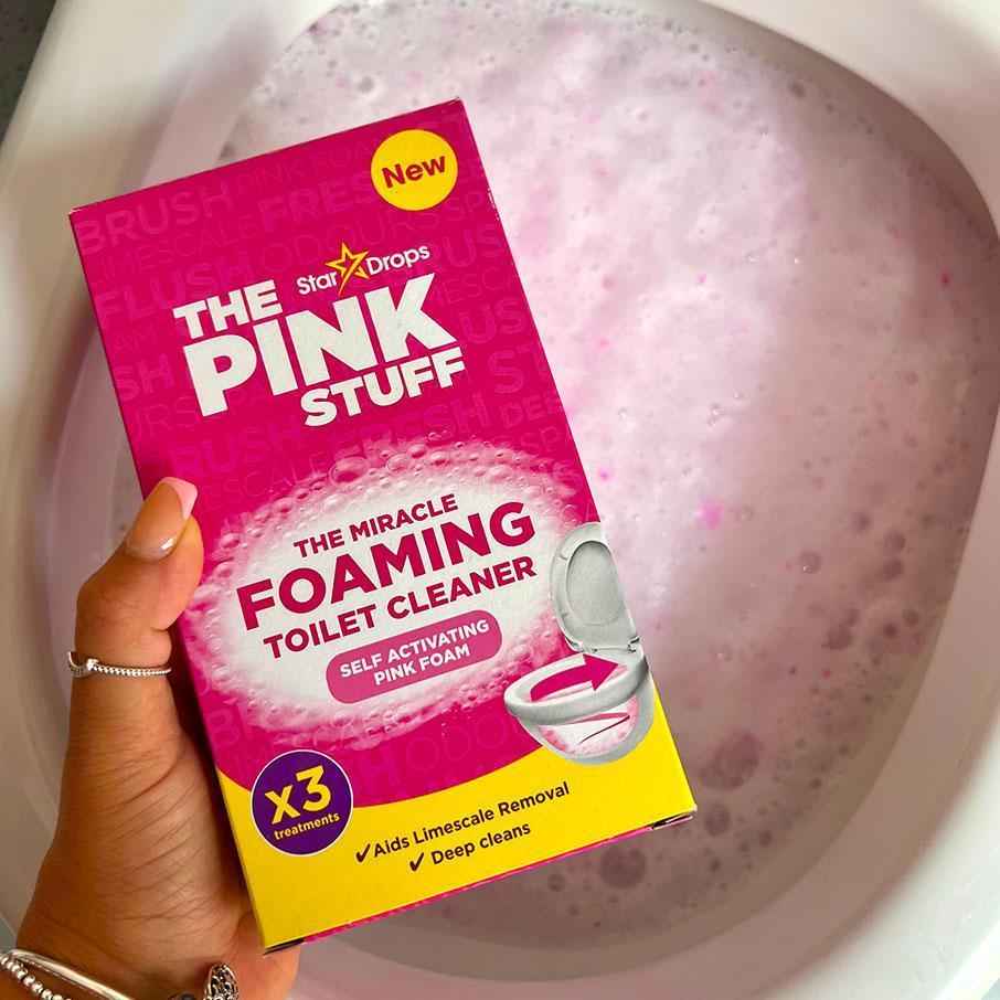 The Pink Stuff Toilet Cleaner Powder – Single-Use Sachets for a Clutter-Free Cleaning Cabinet