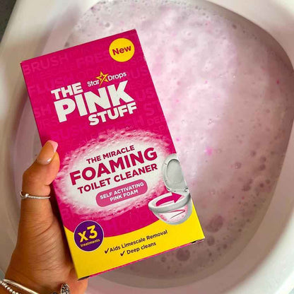 The Pink Stuff Toilet Cleaner Powder – Single-Use Sachets for a Clutter-Free Cleaning Cabinet