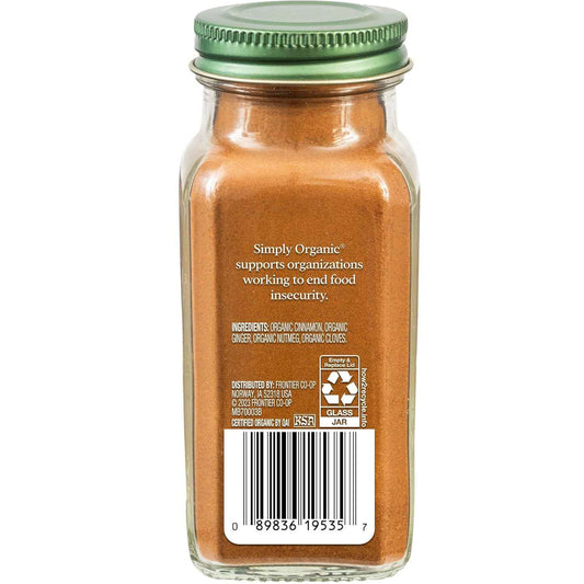 Simply Organic Ground Ceylon Cinnamon – Clean-Ingredient Spice for Self-Care Smoothies and Wind-Down Evening Lattes