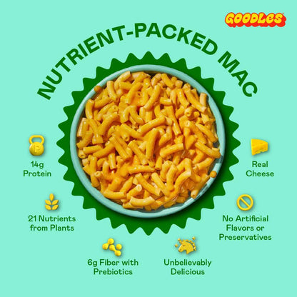 Goodles Cheddy Mac Creamy Cheddar Macaroni - Compact Pantry Staple for Clutter-Free Kitchens