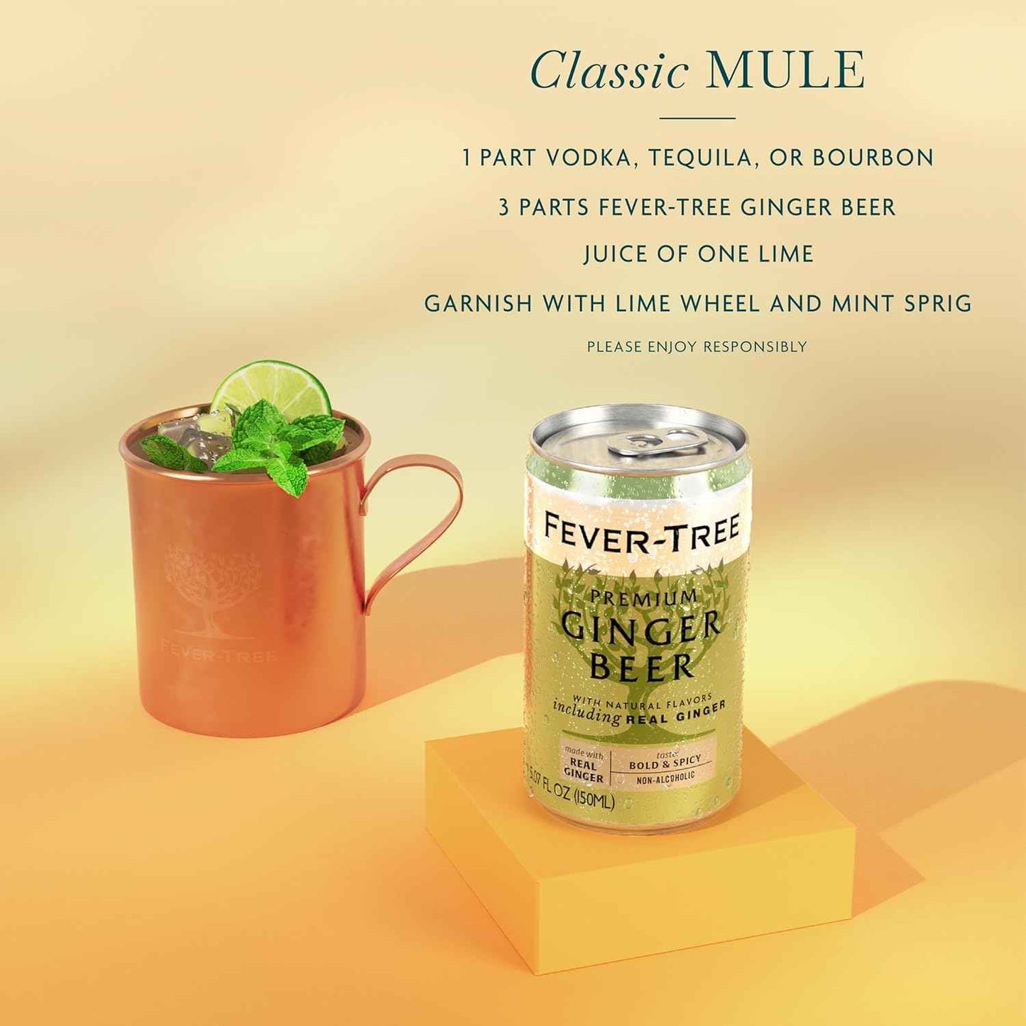 Fever-Tree Ginger Beer – Birthday Gift for Mom Who Loves Moscow Mules and Mocktails