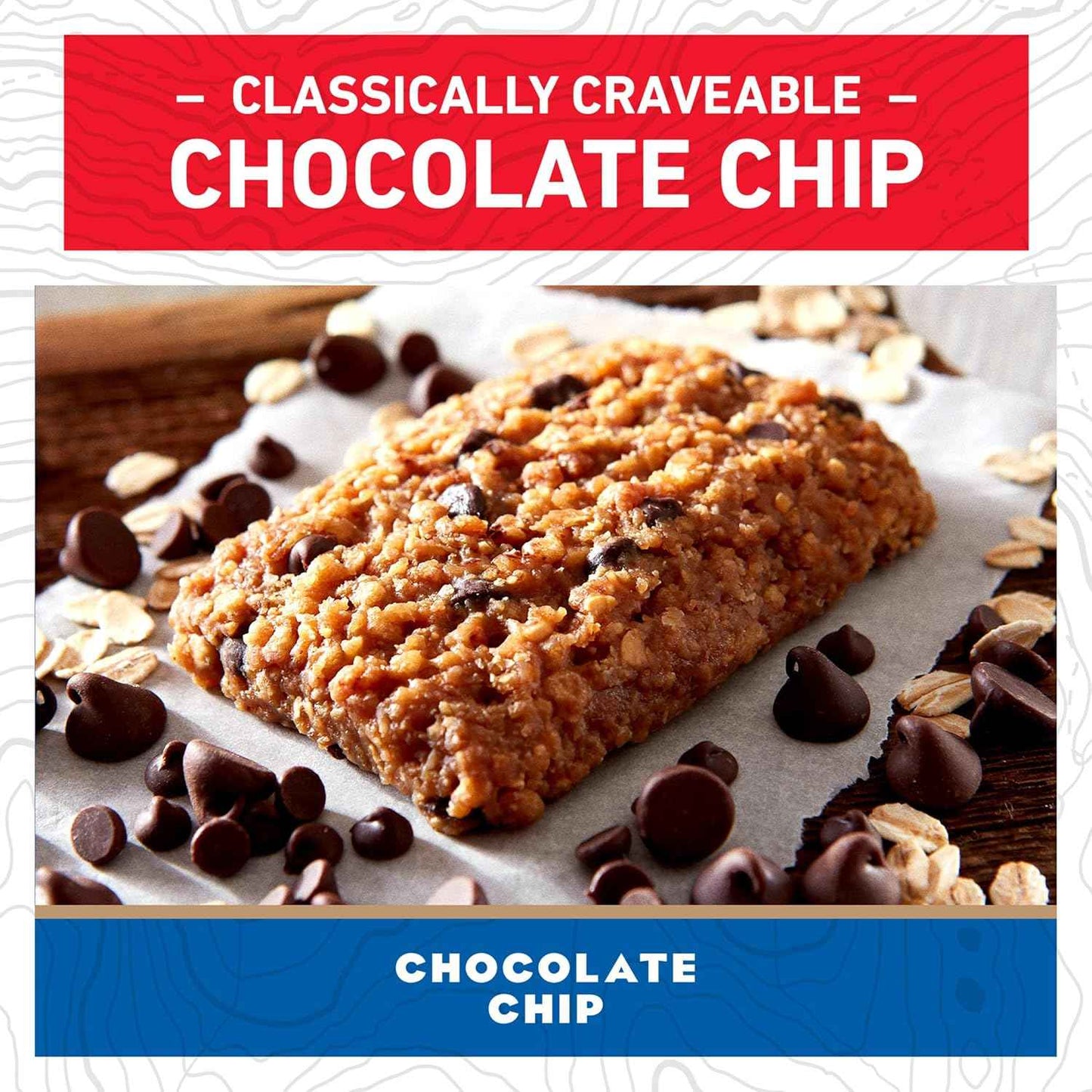 CLIF Bar Chocolate Chip Wholesome Snack Bar, Non-GMO and No HFCS for Label-Reading Wellness Routines