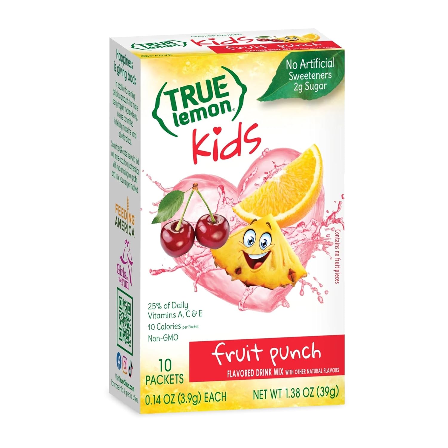 non-gmo, gluten-free, sodium-free formula with no artificial sweeteners, flavors, or preservatives