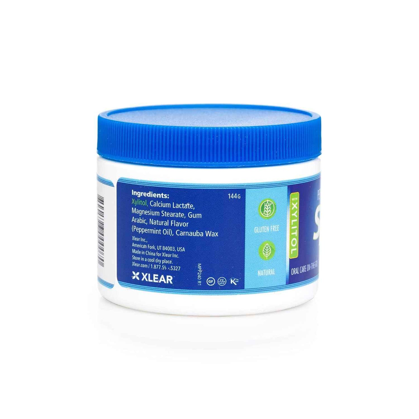 Spry Xylitol Berry Blast Mints Sugar Free Candy - Bedside Dry Mouth Relief for Nighttime Wellness Ritual, 45 Count