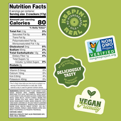 Back to Nature Multigrain Flax Seeded Flatbread Crackers – Portable Cracker for Picnic Cheese Plates