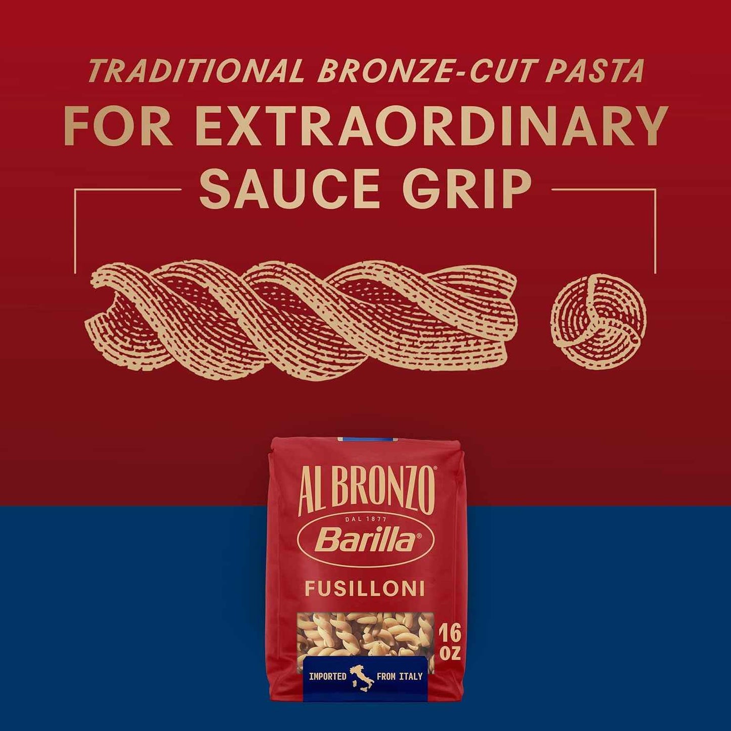 Barilla Al Bronzo Mezzi Rigatoni Kid Friendly Pasta for Family Casserole Dinners