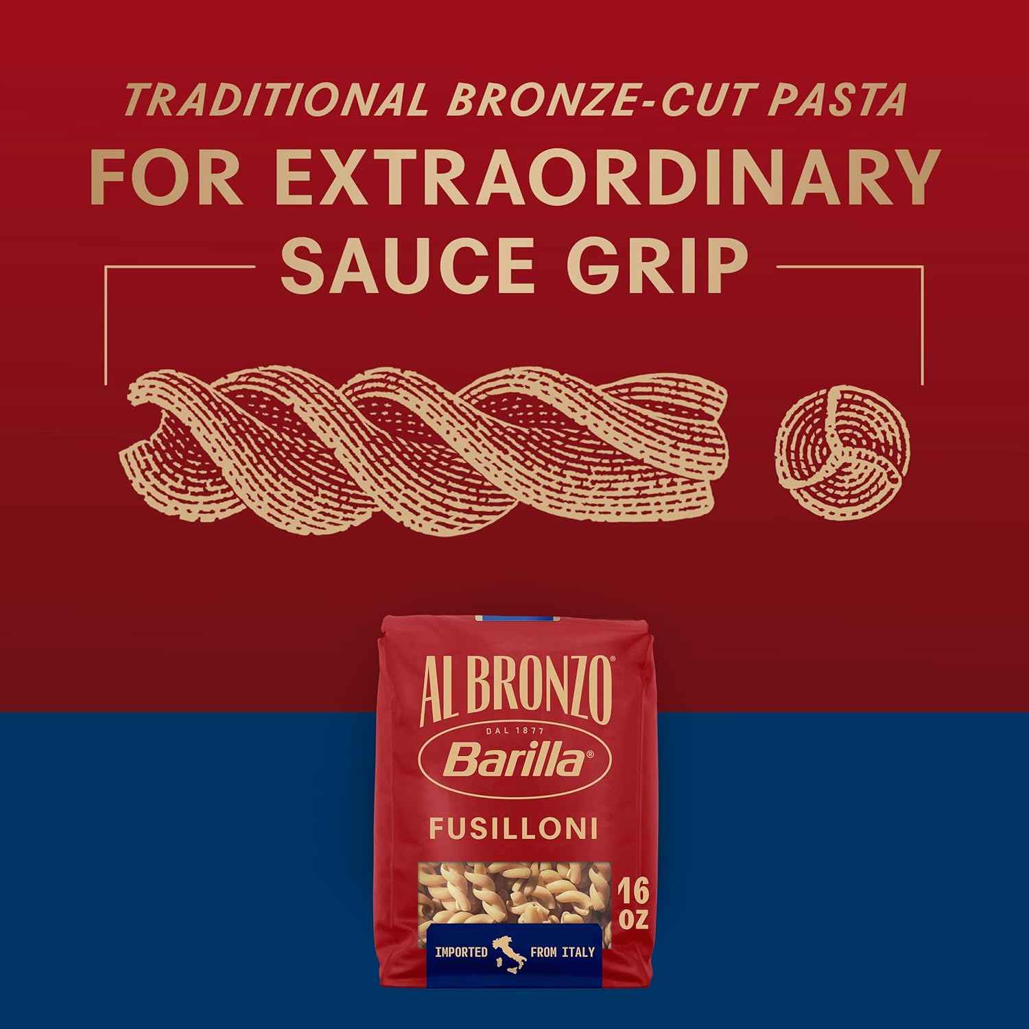 Barilla Al Bronzo Mezzi Rigatoni Kid Friendly Pasta for Family Casserole Dinners