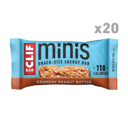 CLIF BAR Minis Crunchy Peanut Butter – 100-Calorie Portion-Controlled Snack for Mindful Eating