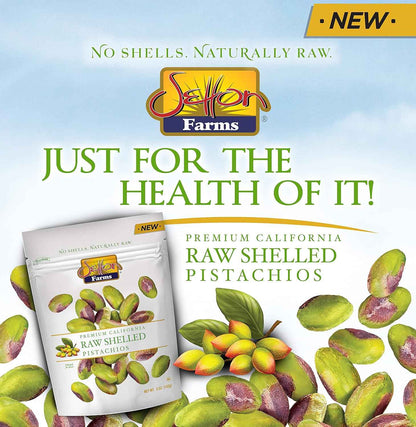 Setton Farms Raw Shelled Pistachios – Resealable 5 oz Pouch for Clutter-Free Pantry and Clean Kitchen Storage
