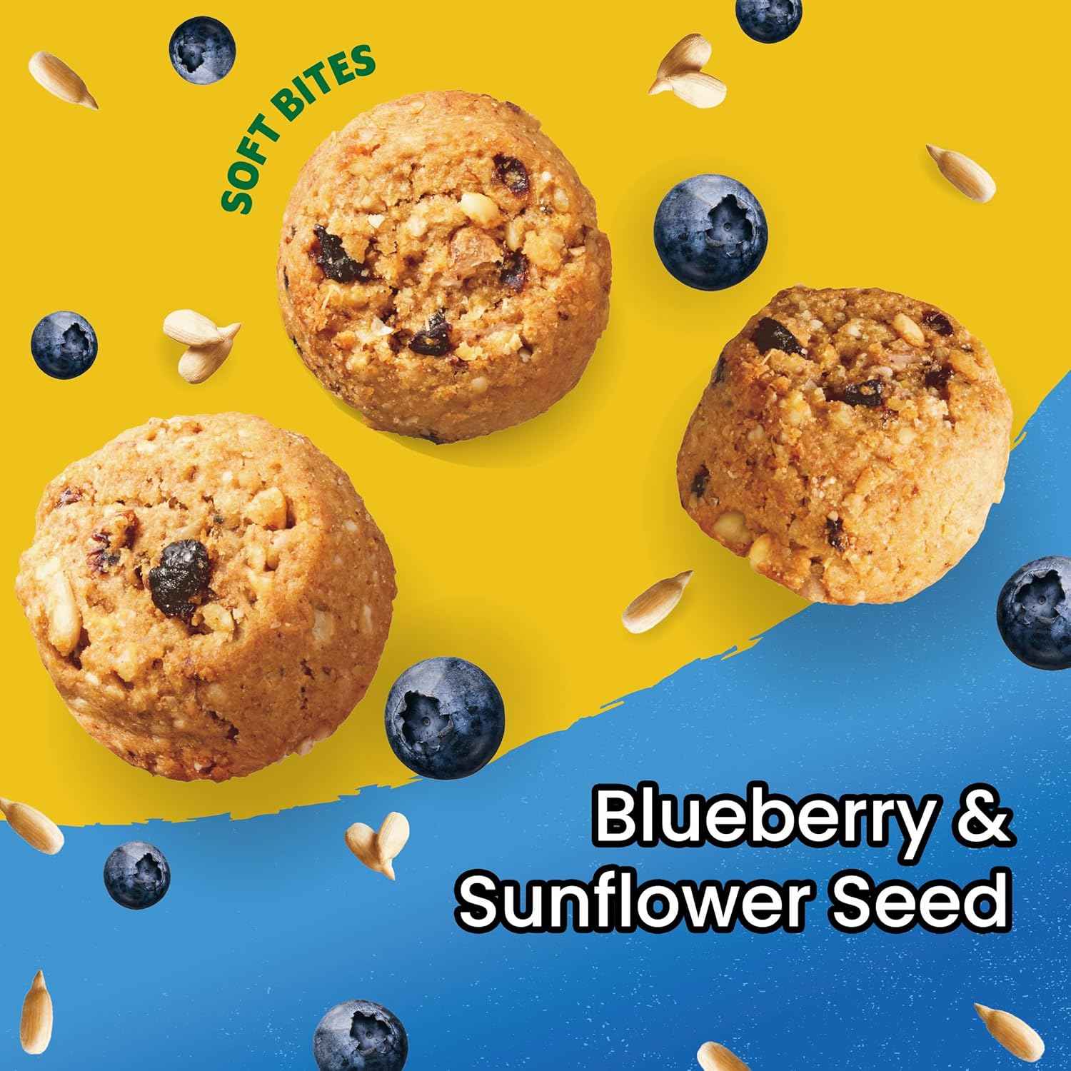 belVita Energy Bites Blueberry Sunflower Seed – Grab-and-Go Commute Bite to Beat the 10 AM Slump