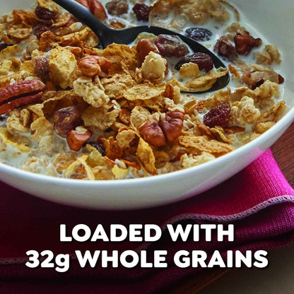 Great Grains Raisin Date Pecan Breakfast Cereal – Fiber Rich Non-GMO Cereal for Cholesterol Conscious Adults, 16 oz