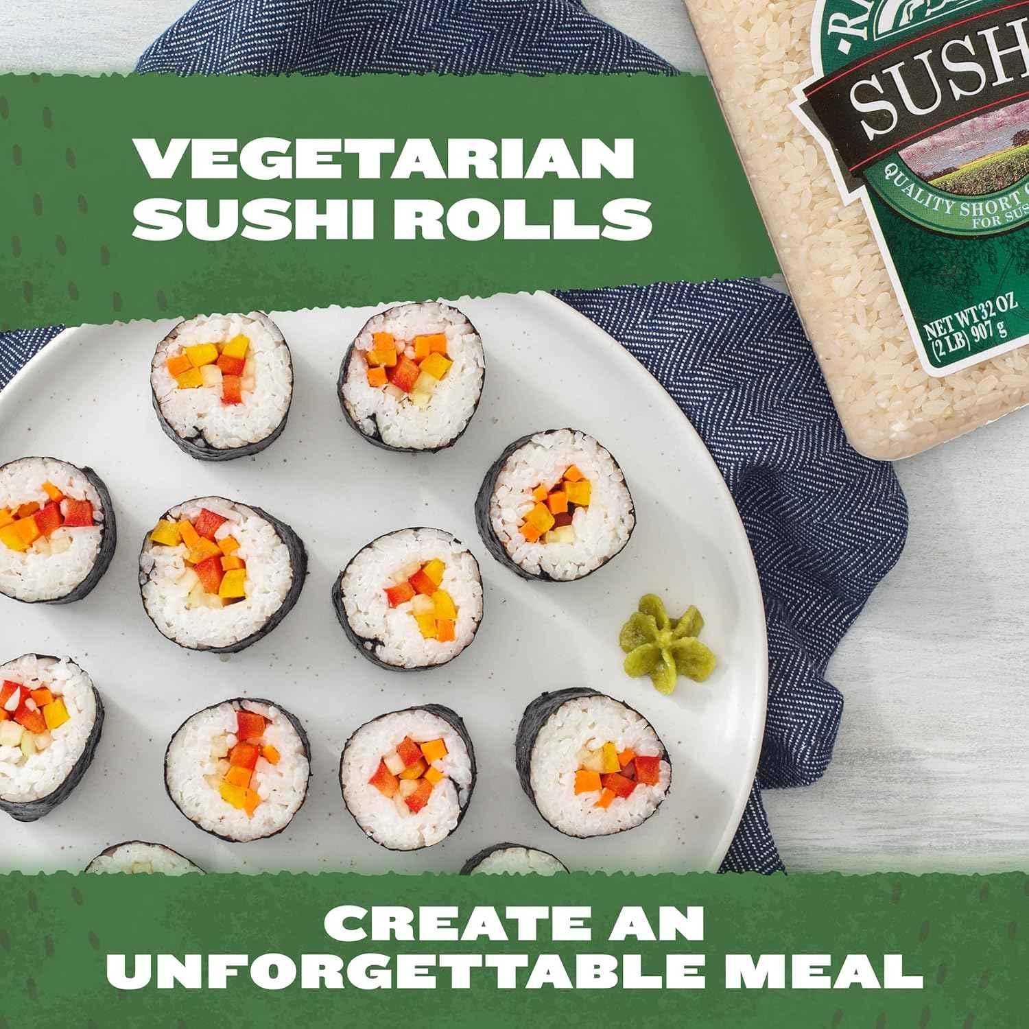 RiceSelect Sushi Rice – Reusable Jar Storage for Organized Home Pantries