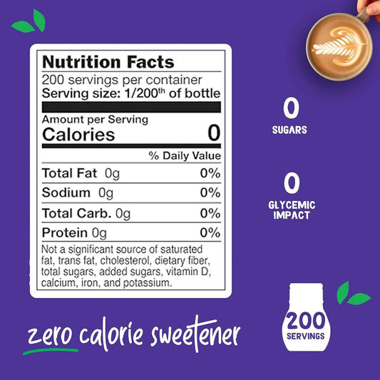 Pyure Organic Liquid Stevia – Zero Carb Sweetener for Clutter Free Countertops