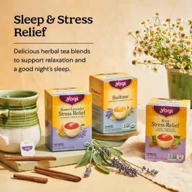 Yogi Tea Kava Stress Relief – Housewarming Gift, Caffeine-Free Evening Tea for Cozy New Homes