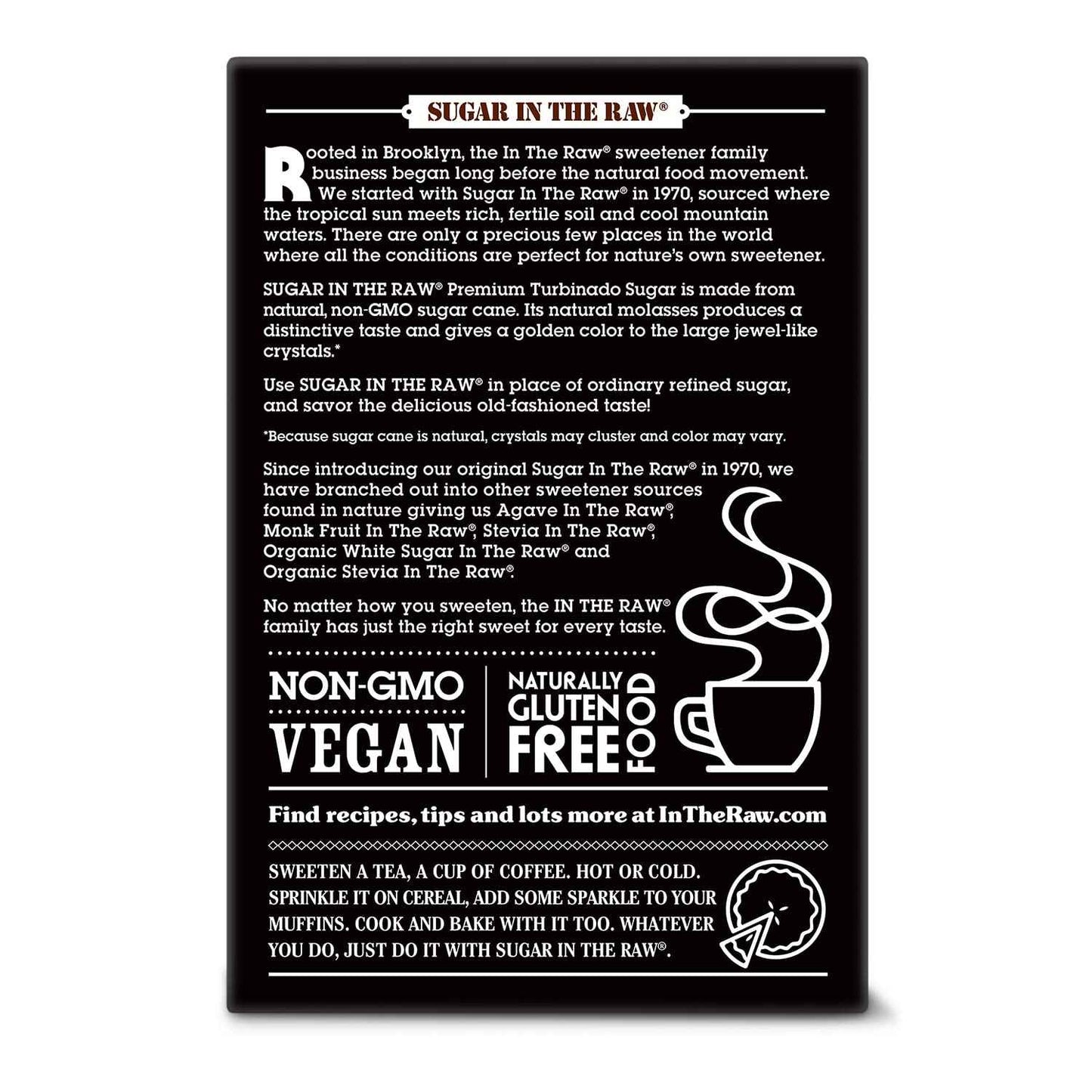 Sugar In The Raw Turbinado Cane Sugar – Thoughtful Housewarming Gift for Coffee Lovers, 2lb Box with Pour Spout