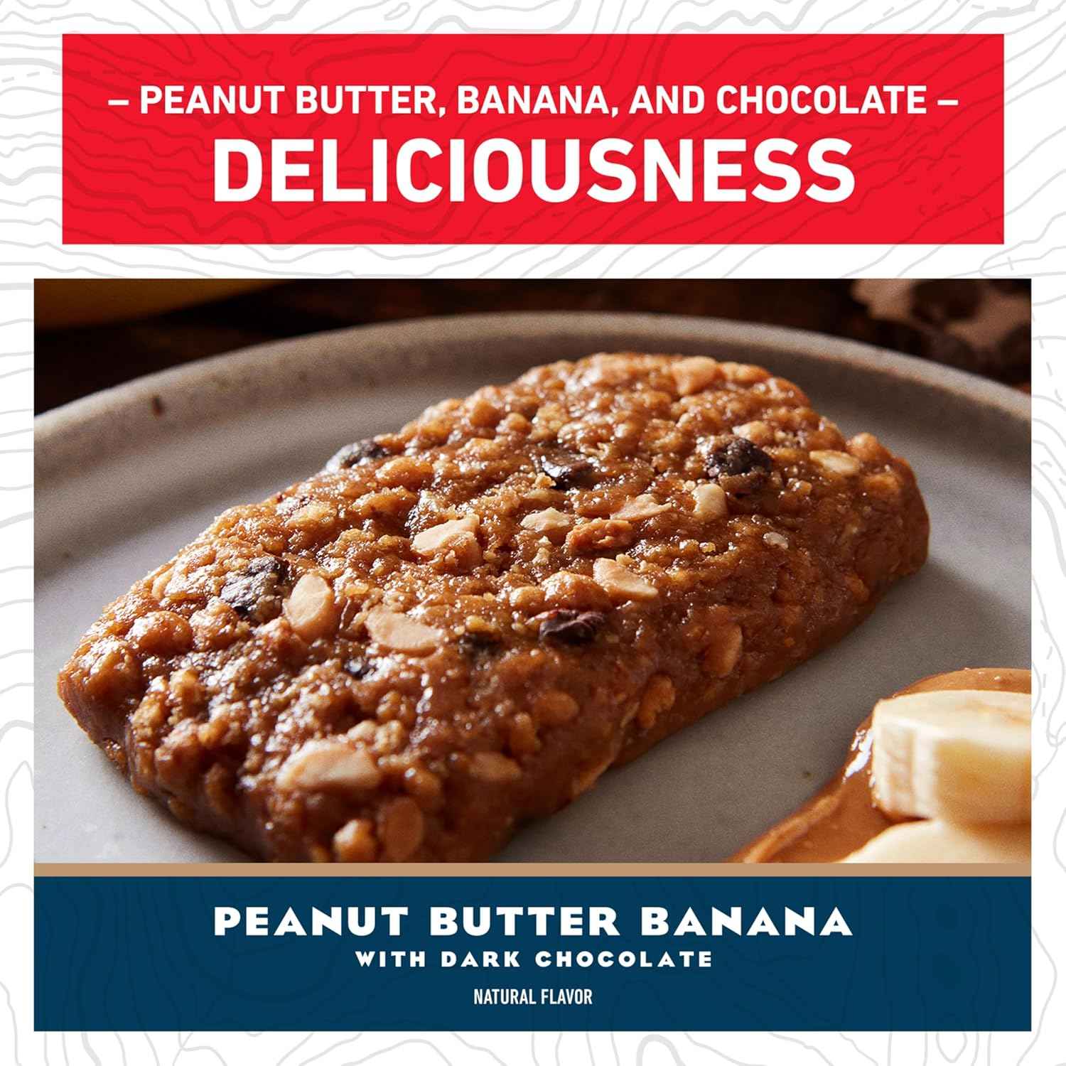 CLIF BAR Peanut Butter Banana Protein Bars – Clean-Label Plant-Based Snack for Post-Workout Recovery, 10g Protein, 10 Pack