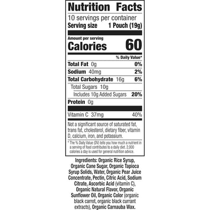 Annie's Organic Fruit Tape Swirly Strawberry – Travel Daypack Snack, 6 Non-GMO Tape Rolls for On the Go