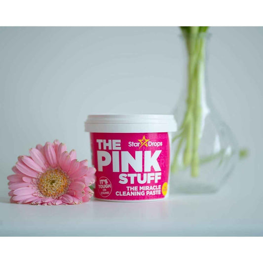 Stardrops The Pink Stuff Paste & SQeeZY Sponge Bundle – One Tub Replaces a Shelf of Cleaners for a Clutter-Free Apartment