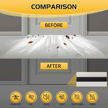 Foam Seal Solutions - Non-Toxic Door Seal Strip Safe for Kids and Pets