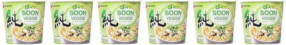 Nongshim Soon Veggie Cup Noodle – Gentle Plant-Based Meal for Pregnancy Nausea Relief, Light Vegan Instant Soup