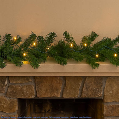 Novelty Lights 8.5ft Minimalist LED Craft String – Simple Warm White Accent for Clean Scandinavian Interiors