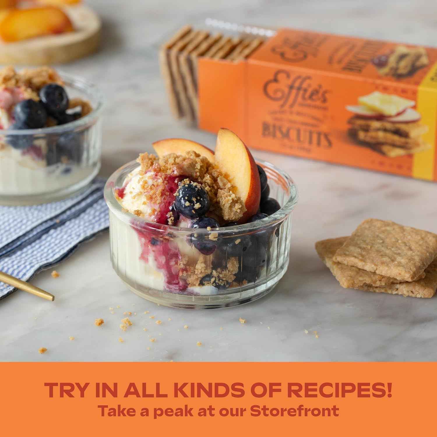 Effie's Homemade Biscuits - Oatcakes - Heirloom Recipe Cracker for High-End Charcuterie Pairings