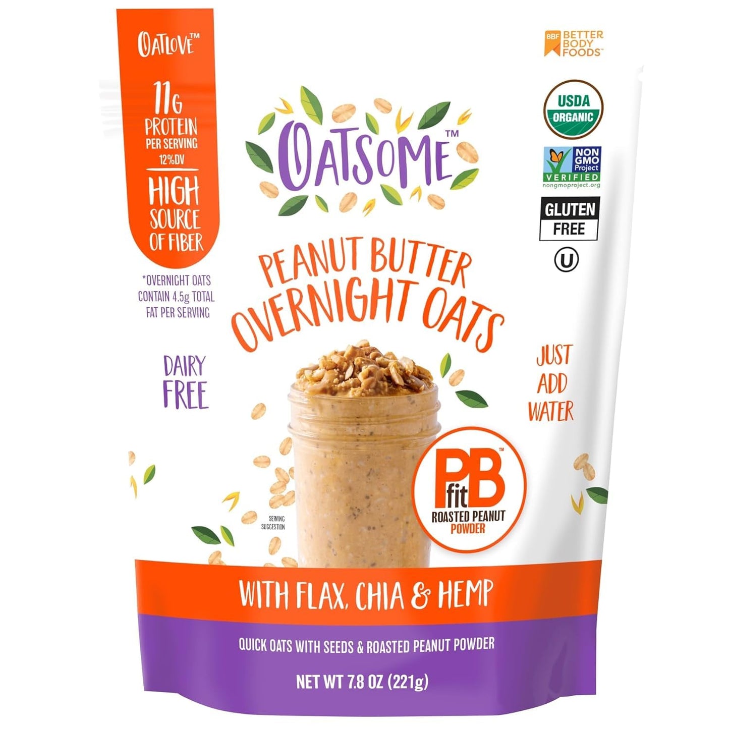 Oatsome PBfit Overnight Oats – Office Breakroom Breakfast for Focused, Fueled Workdays