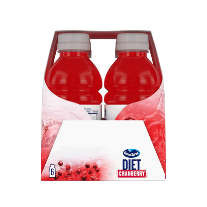 Ocean Spray Diet Cranberry Juice Drink – Portable 10 oz Bottles for Picnics and Outdoor Dining