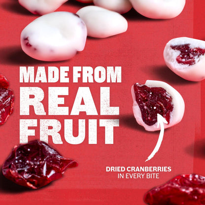 Ocean Spray Greek Yogurt Covered Craisins, Lunchbox Friendly Dried Fruit Snack for Kids