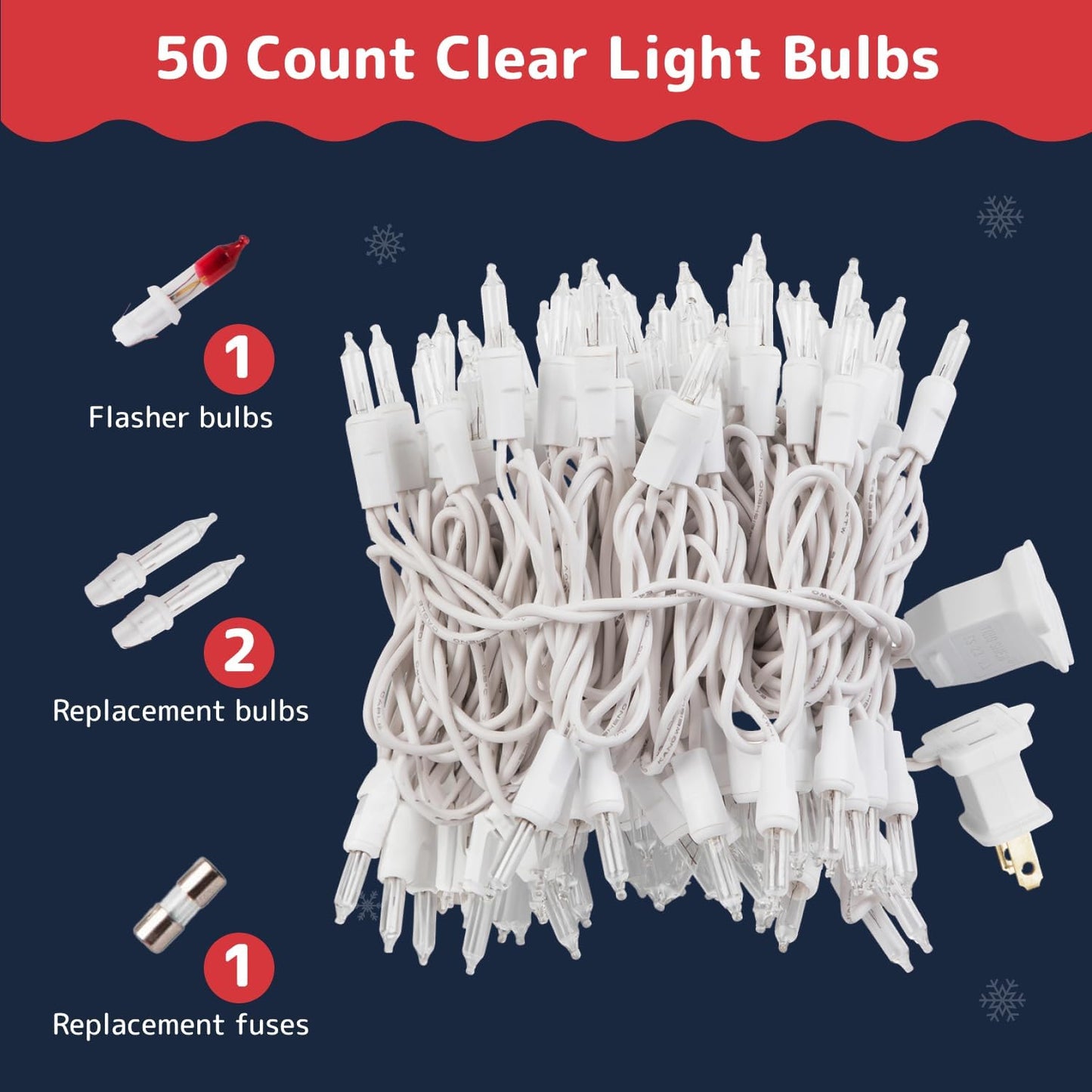 offered in 50ct, 100ct, 200ct, and 300ct counts across warm white and multicolor options