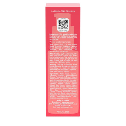 OGX Bond Protein Repair Sealing Serum – Overnight Wind-Down Ritual for Damaged Hair, No-Rinse Leave-In Treatment