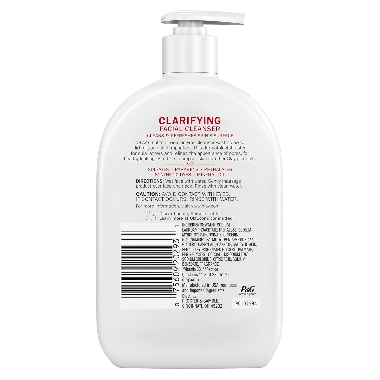 Olay Clean Gel Face Wash – Sulfate-Free Essential for Uncluttered Skincare Routines
