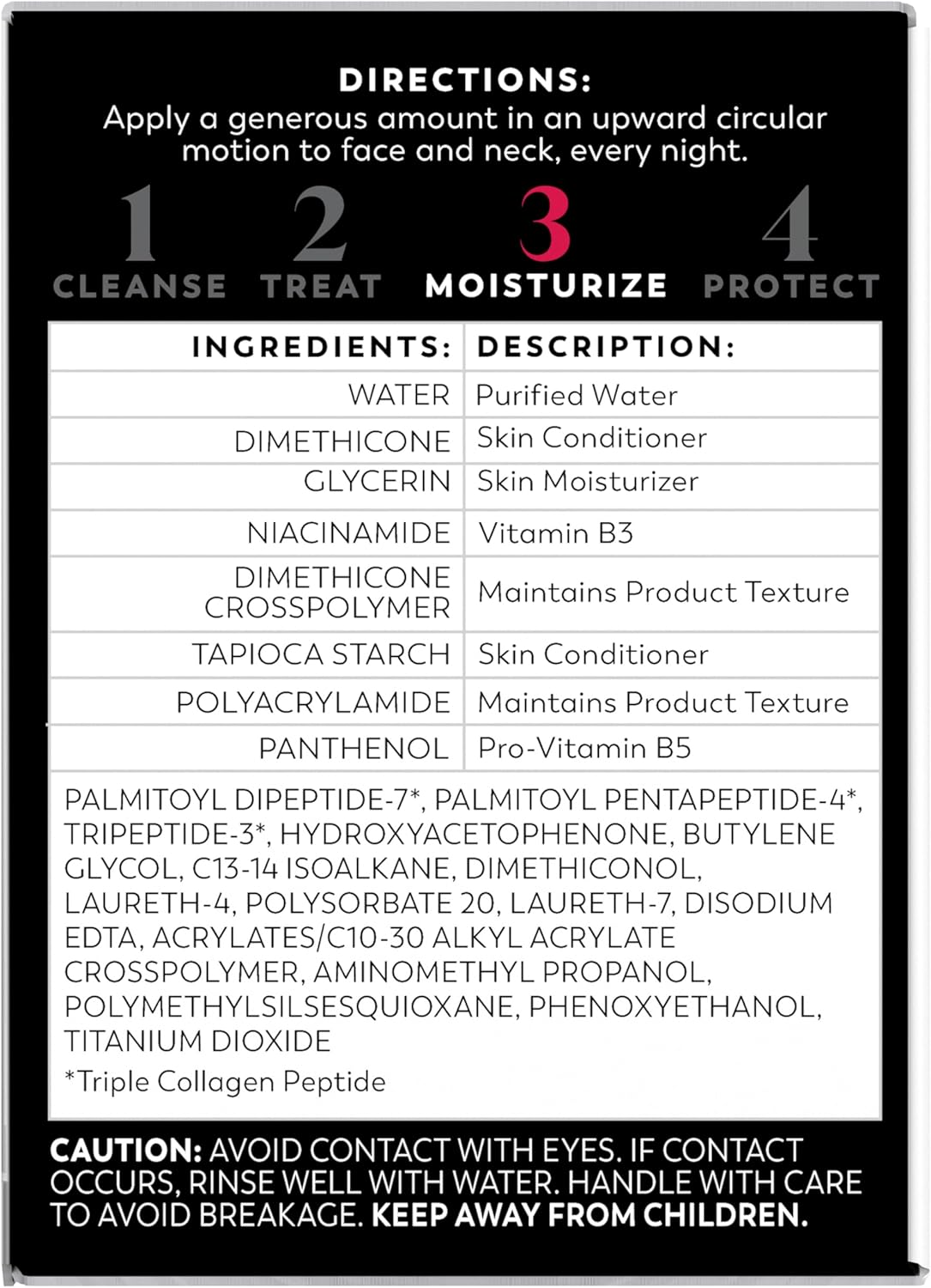 Olay Luxury Anti-Aging Night Cream – Premium Collagen Peptide Face Moisturizer
