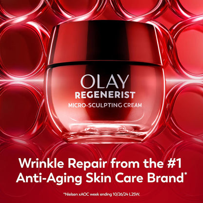 Olay Regenerist Micro-Sculpting Cream – Premium Triple Collagen Complex for Refined Elegance