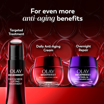 Olay Regenerist Micro-Sculpting Cream – Premium Triple Collagen Complex for Refined Elegance