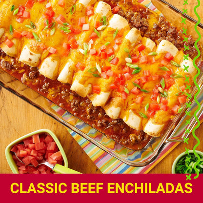 Old El Paso 25% Less Sodium Taco Seasoning – Quick Weeknight Family Dinner Solution, 6.25 oz Canister